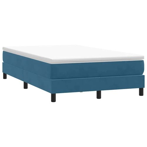 Łóżko typu Box Spring bez materaca Ciemnoniebieskie 120x220 cm na Arena.pl