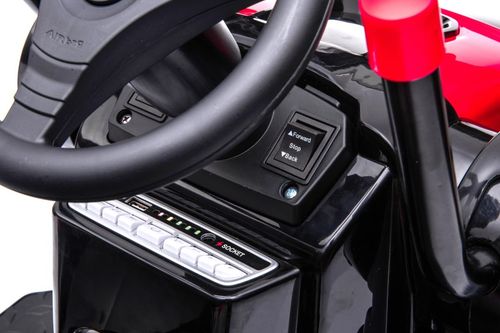 Traktor na akumulator dla dziecka - Koparka czerwona dla dziecka na Arena.pl