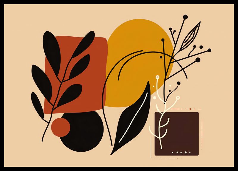 Plakat 59,4x42cm Ciepłe Kontury zdjęcie 2