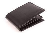 Skórzany portfel męski KEMER VOOC PPM6 Czarny