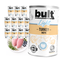 BULT LIGHT mokra karma dla psa Indyk puszka 12x400g