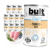 BULT LIGHT mokra karma dla psa Indyk puszka 12x400g