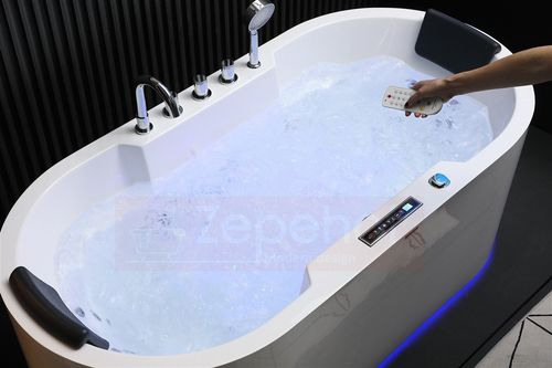 Wirujące dysze Wanna z hydromasażem BZX-675 prostokątna 170cmx850cmx60cm z na Arena.pl