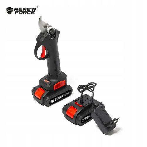 SEKATOR AKUMULATOROWY ELEKTRYCZNY OGRODOWY NOŻYCE DO GAŁĘZI 2x Li-Ion na Arena.pl