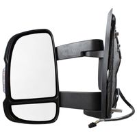 Lusterko LEWE Długie Ducato Boxer Jumper 2006-2020 Elektryczne Długie ramię 20 cm kostka 8 pin Biały kierunkowskaz Fiat Ducato III Citroen Jumper II Peugeot Boxer 250 1613694380 735440419 735480936 735517075