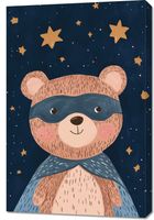 Obraz 60x90cm Wzory dla Dzieci, Chłopca Do Pokoju - Supermiś