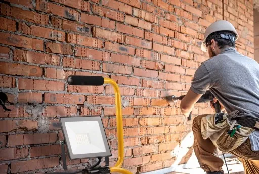 HALOGEN LED 30W roboczy NAŚWIETLACZ budowlany z rączką zdjęcie 4