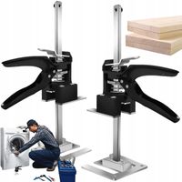 2X PODNOŚNIK RĘCZNY DO MEBLI DRZWI PŁYTEK PŁYT GIPSOWYCH OKIEN 240KG - 2 SZ