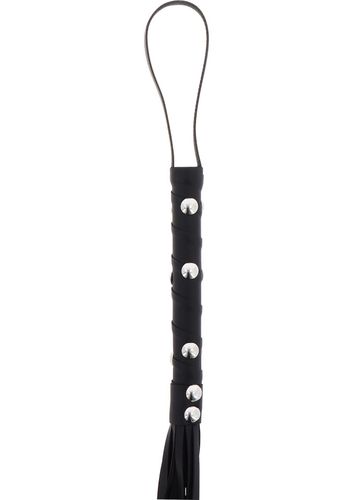 Short Studded Flogger Whip Black na Arena.pl