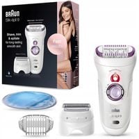 DEPILATOR BRAUN SILK-ÉPIL SES9-710 WET&DRY + GŁOWICA GOLĄCA ZESTAW