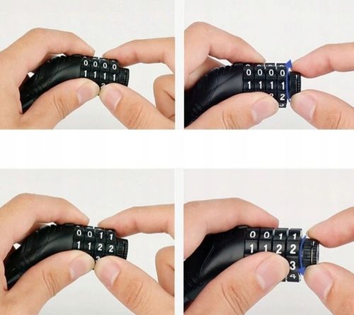 SOLIDNE ZAPIĘCIE ROWEROWE BLOKADA LINKA ROWERU NA SZYFR ANTYKRADZIEŻOWE na Arena.pl