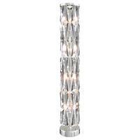 Lampa podłogowa Puntes MOD043FL-08CH kryształowa chrom