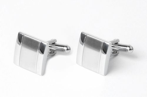 Eleganckie Spinki Spinka do Mankietów Koszuli Metal Męskie + PUDEŁKO s41 na Arena.pl