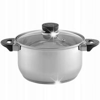 GARNEK ze STALI SZLACHETNEJ INDUKCJA POKRYWKA Tadar Jumbo Basic 24 cm 5,7l