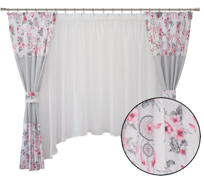 Komplet zasłon firana dziewczynki ŁAPACZ SNÓW 2 zdjęcie 1