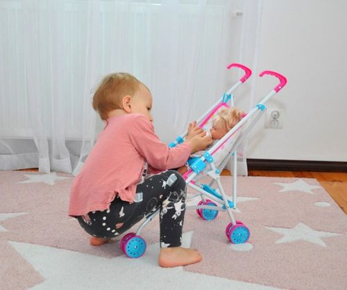 MILLY MALLY 2721 Wózek dla lalek Julia Candy na Arena.pl