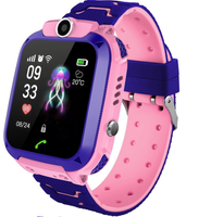 Smartwatch dla dzieci Q12 różowy PL