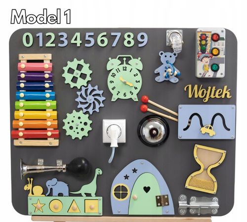 Tablica manipulacyjna sensoryczna Montessori na Arena.pl