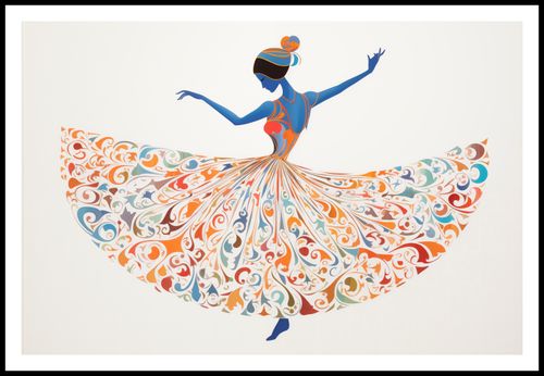 Plakat 91,5x61cm Wirująca Balerina na Arena.pl