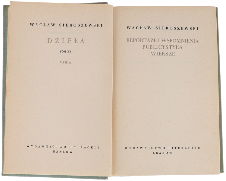 W.Sieroszewski Reportaże i wspomnienia Dzieła 1963 zdjęcie 7