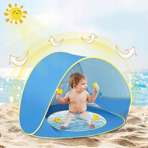 NAMIOT PLAŻOWY Z BASENEM PARAWAN SAMOROZKŁADAJĄCY DO OGRODU NA PLAŻĘ na Arena.pl