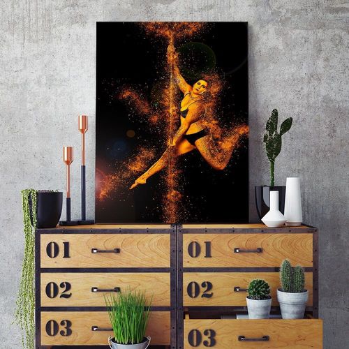 Deco Panel, Kobieta tańcząca na rurze 40x60 na Arena.pl
