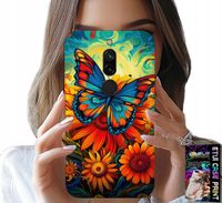 ETUI DO XIAOMI REDMI 8 - MOTYLE MOTYLKI KWIATKI RÓŻE OBUDOWA