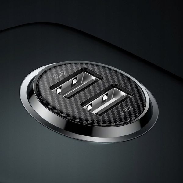 Baseus szybka ładowarka samochodowa 2xUSB 4,8A zdjęcie 3