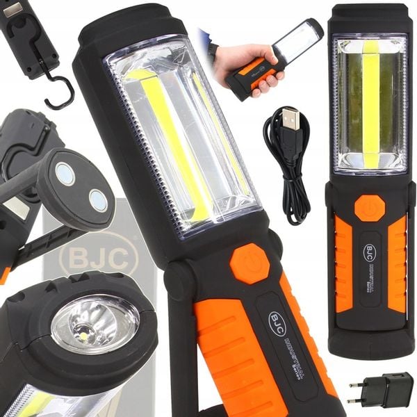 LATARKA WARSZTATOWA MOCNA 3W1 LED COB AKUMULATOR LAMPKA zdjęcie 1