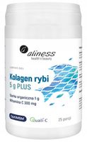 Aliness KOLAGEN RYBI 5g PLUS siarka optiMSM WITAMINA C w proszku