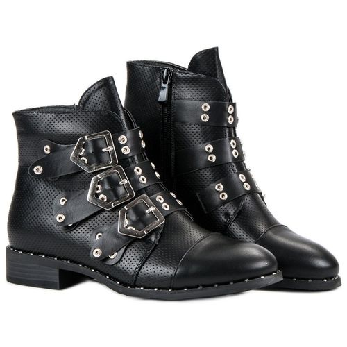Rockowe czarne workery r.39 na Arena.pl