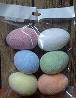 jajka 6szt do zawieszenia 7cm PASTELE SWL-17104