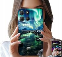 ETUI DO MOTOROLA MOTO G15 - ALASKA ZORZA POLARNA STAWIK CASE + SZKŁO