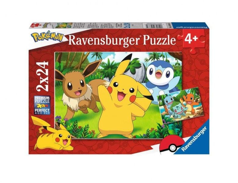 Puzzle 2x24 elemnty Pokemon zdjęcie 1