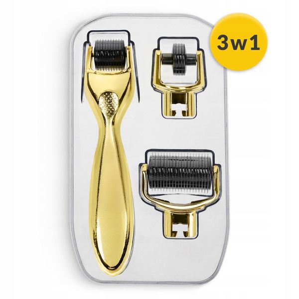 ROLLER DO MEZOTERAPII MIKROIGŁOWEJ DERMA WYMIENNE KOŃCÓWKI FACE ROLLER 3w1 zdjęcie 7