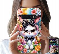 ETUI DO SAMSUNG GALAXY S10 PLUS - KRÓLIK WIELKANOCNY, ZAJĄC, JAJKA + FOLIA