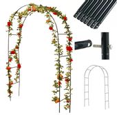 PERGOLA OGRODOWA KOLUMNA ŁUK NA KWIATY RÓŻE 240 CM