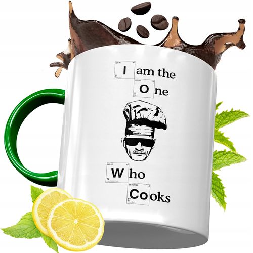 Kubek Zielony Dla Kucharza Idealny Prezent Z Nadrukiem Ze Zdjęciem na Arena.pl