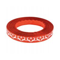 WSTĄŻKA SATYNOWA ŚWIĄTECZNA 12MM X 22M WSX 12-5 BREWIS CZERWONA