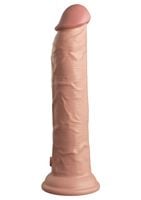 miękkie silikonowe dildo z twardszym rdzeniem 9 inch dual density silicone