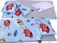 Pościel do przedszkola BOBO 80x220 cm  AUTA