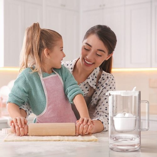 Dzbanek filtrujący szklany Aquaphor Glass 2,5l z wkładem Maxfor+ biały na Arena.pl