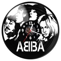 Zegar ścienny z płyty winylowej Abba 1282.14