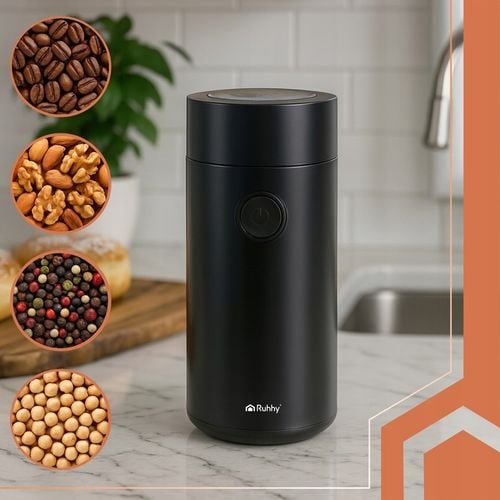 Młynek do Kawy Elektryczny do Mielenia Orzechów Przypraw Wydajny Mocny na Arena.pl