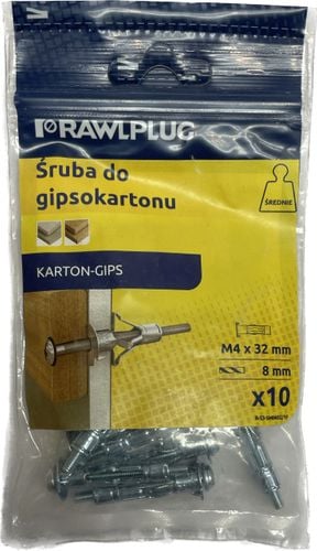 rawlplug śruba do gipsokartonu m4 32mm 10 szt. na Arena.pl