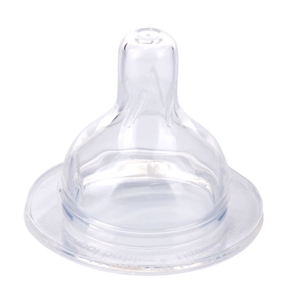 Smoczek do butelek szerokootworowych EasyStart silikonowy. Przepływ do kaski zdjęcie 3