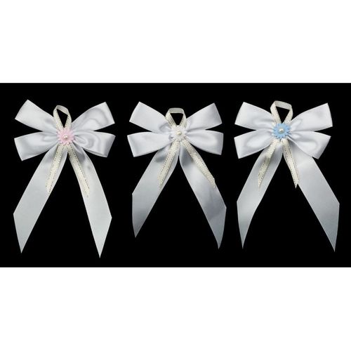 Śnieżnobiała Profitka Kokarda Biały Kolor Kwiatka 1321 na Arena.pl