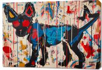 Obraz 100x70cm Miejski Pies