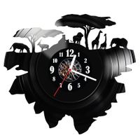 Zegar ścienny z płyty winylowej Sawanna 237.14