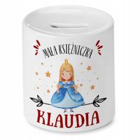 Skarbonka 330 Ml Dla Klaudii Córki Dziecka Z Nadrukiem Ze Zdjęciem